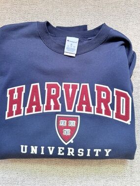 Champion Harvard University Navy Crewneck Sweatshirt size XL new without tags
